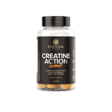 Imagem de Creatine Action Gummy Sabor Laranja 60 Gomas Essential Nutrition