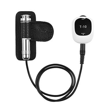 Imagem de RiToEasysports Captadores de Guitarra, Universal Durável Multifuncional Sem Perfuração Piezo Captador para Guitarra Ukulele Violino Baixo (Preto e Branco)
