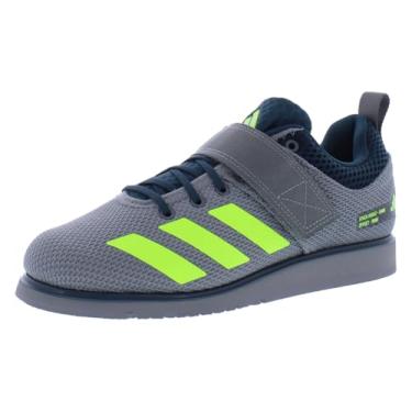 Imagem de adidas Tênis adulto unissex Powerlift 5, Cinza Três Lúcidos Limão-ártico Noite, 40