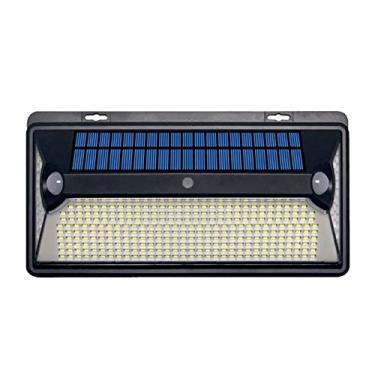 Imagem de Luz de Parede Solar com Sensor Movimento 360 LEDs Lâmpada LED Energia Detecção Graus Liga Desliga Automático para Cerca Portão da Entrada Principal Ba