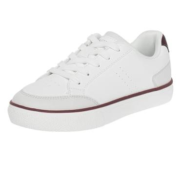 Imagem de State Street Tênis esportivo casual infantil Zander da Payless, Branco/Vermelho, 18
