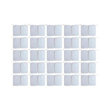 Imagem de Eletrodos De 8x12cm Para TENS, Acupuntura, Fisioterapia, Estimulador M
