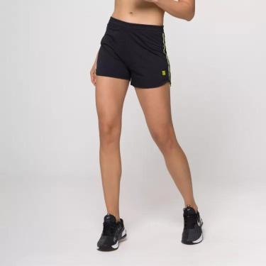 Imagem de Short Corrida Feminino em Moletom Ararinha-Feminino