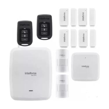 Imagem de Kit Completo Central Alarme Intelbras Amt 8000 c/ 6 Sensores