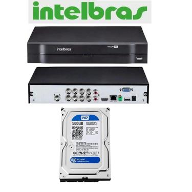 Imagem de Dvr Intelbras 8ch Mhdx Multi Hd 5x1 Cloud P2p c/hd 500GB