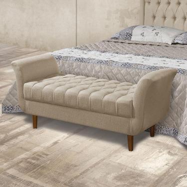 Imagem de Divan Barcelona 1,30 Linho Bege Claro Grupo 1- 1/24 - Atraente Móveis - Cor: Bege