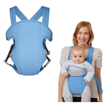 Imagem de Canguru bebe ergonomico mochila ajustavel 3 em 1 conforto e segurança 