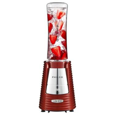 Imagem de Liquidificador Fit Retrô 300W Philco Vermelho 220V, 220V