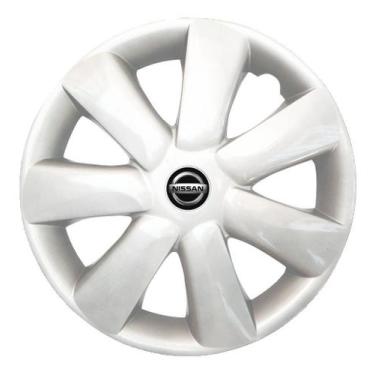 Imagem de Calota Nissan March Aro 14 2014 2015 2016 2017 Prata - GRID