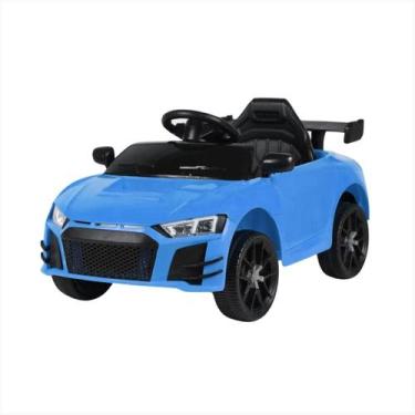 Imagem de Carrinho Elétrico Infantil 12V Azul Recarregável Bivolt LED - Bangtoys