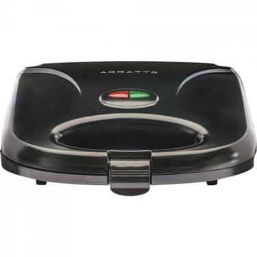 Imagem de Sanduicheira e Grill SA02 com Chapas Estilo Grelha para Preparo Rápido 750W Preto 220V