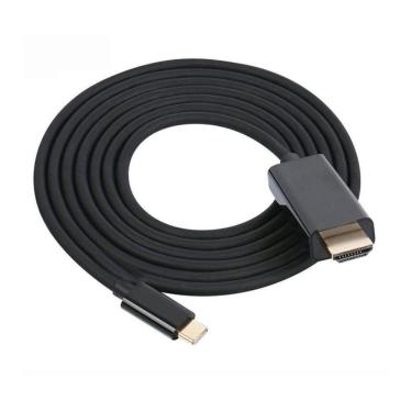 Imagem de Cabo HDMI para USB Tipo C CBHC0001 4K 60HZ 1,8M Conectores USB-C e HDMI Preto NWT