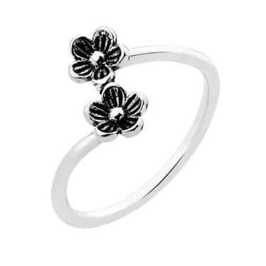 Imagem de Anel de Prata Flores Encantadas - Sal Do Mar, 15