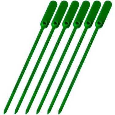 Imagem de Lacre Para Malote Numerado Escada Plástico Verde 16cm Com 100 Peças Ty