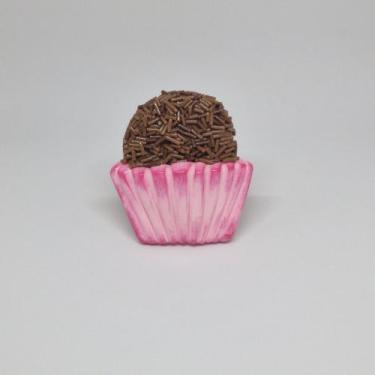 Imagem de Porta Guardanapo Brigadeiro Biscuit - Decor Madame Blue, Rosa