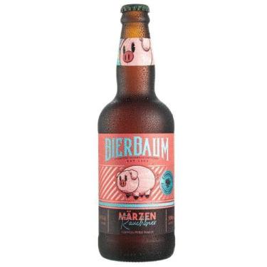 Imagem de Cerveja Defumada Märzen Rauchbier Bierbaum  Garrafa 500ml Artesanal