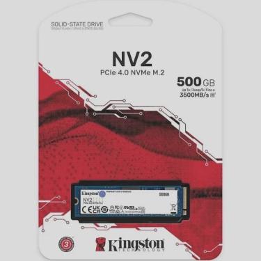 Imagem de Ssd M2 500GB nvme Kingston NV2 2280 Pcie 4.0 SNV2S/500G