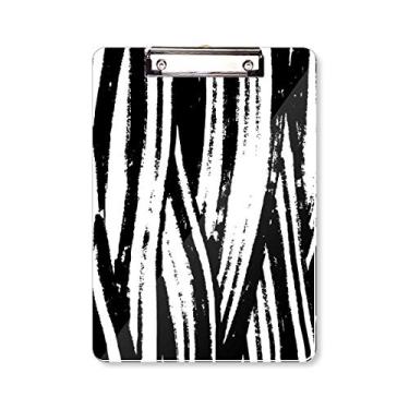 Imagem de Escova vertical textura de linha prancheta pasta, bloco de escrita A4