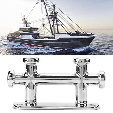 Imagem de Chuteira de Bollard para barco, aço inoxidável 316 Marine Double Cross Bollard, ganchos de ancoragem para barcos, barcos, barcos, doca e corda