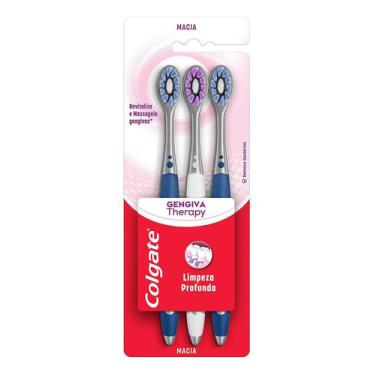 Imagem de Escova Dental Colgate Gengiva Therapy 3 Unidades Gengiva Therapy