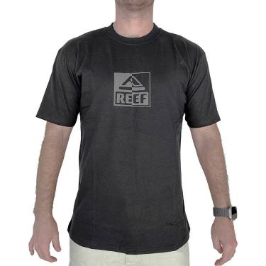 Imagem de Camiseta Reef Básica Estampada 02 SM24 Masculina Preto