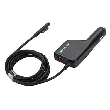 Imagem de HELPERS LAB Carregador de carro Surface Laptop 15V 120W compatível com Microsoft Surface Book Laptop 4 3 2 1 Surface Pro X 9 8 7 6 5 4 3 Go Tablet carregador de carro veículo DC 12V-24V adaptador