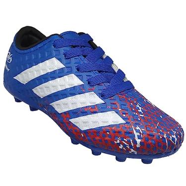 Imagem de Runway, Chuteira Campo de Trava Masculina Futebol Azul Runway Tamanho:36;Cor:Azul;Gênero:Masculino
