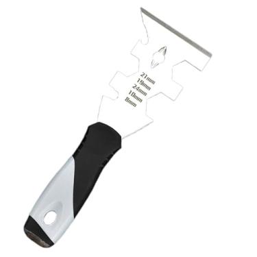 Imagem de Raspador para Pintores, Raspador de Tinta - Ferramenta raspadora de pintor de massa espessada multiuso | Removedor de calafetagem com cabo ergonômico para aplicação de tinta, remoção de massa solta, f