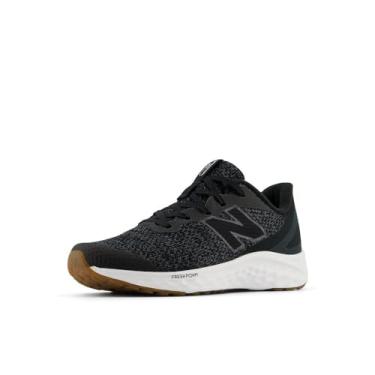 Imagem de New Balance Tênis infantil Fresh Foam Arishi v4 com cadarço, Preto/Phantom, 17