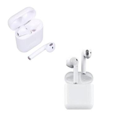 Imagem de Kit 2 Unidades Fone Ouvido Bluetooth Tws Sem Fio I12 Touch - Booglee