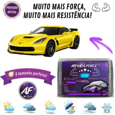 Imagem de Capa De Cobrir Carro Corvette Forrada Impermeável Armada Force - Armad