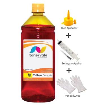 Imagem de Tinta Para Canon MG5210 CLI-125 Yellow 1 Litro Linha Platinum - Toner 