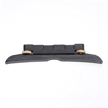 Imagem de Ponte de Mandolim, Ponte de ébano Ajustável, Ponte de ébano Ajustável, Acessório Musical de Bandolim