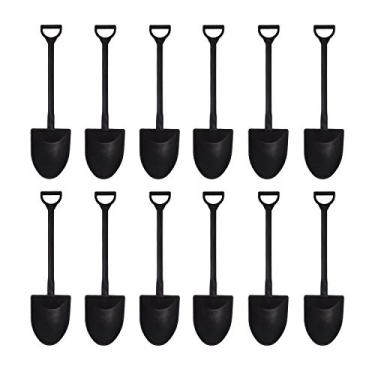 Imagem de Honbay 50 pçs Pás Descartável Mini Colher de Sorvete Colher de Sobremesa Colher Pudim Colheres de Iogurte para Família ou Festa