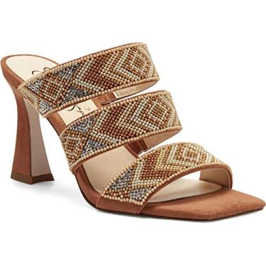Imagem de Jessica Simpson Sandália feminina de salto alto Oani, Biscoito de gengibre, 34