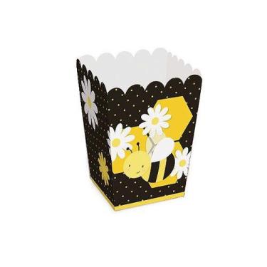 Imagem de Caixa Pipoca - Festa Abelhinha - 10 unidades - Cromus - Rizzo Festas -