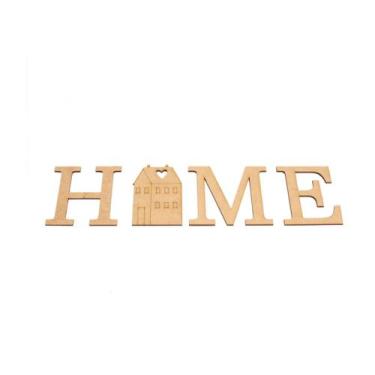 Imagem de Aplique Home Casinha Pequeno Recorte a laser Artesanato Decoração - Me