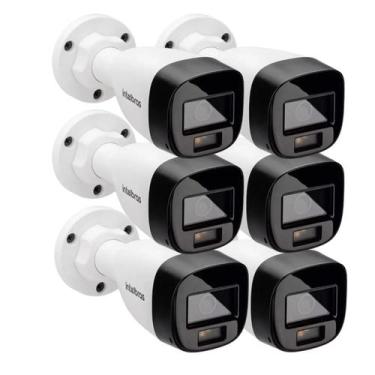 Imagem de kit Intelbras 6 Câmera Segurança Multi Hd Vhd 1120 B Full Color Imagem