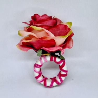 Imagem de Porta Guardanapo Flor - Decor Madame Blue, Rosa Escuro