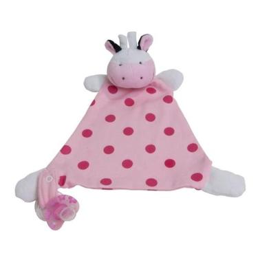 Imagem de Naninha Bebê Cheirinho Porta Chupeta com guizo e prendedor de chupeta 