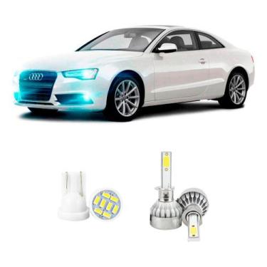 Imagem de Lampada Led Farol Baixo Audi A5 2007 A 2016 20000lm - V10, Branco