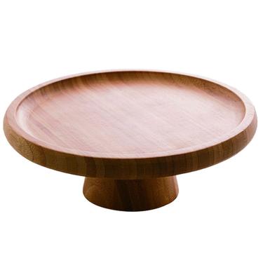 Imagem de Prato Redondo Centro Mesa Boleira Bambu 20Cm Class Home