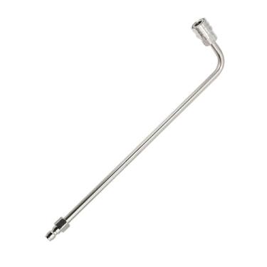 Imagem de IEUDNS Haste de limpeza de calhas para lavadora de alta pressão, acessório versátil, extensão para irrigação de gramados, uso doméstico e quintal, 340mm L Shaped