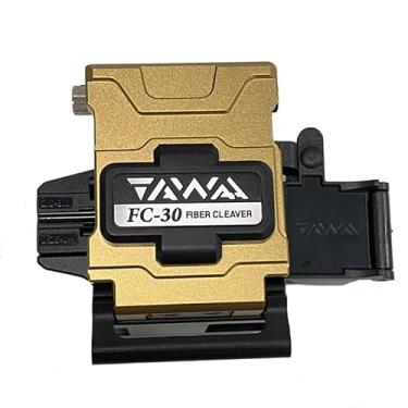Imagem de Cortador de fibra óptica de estabilidade automática TAWAA FC-30 com 48.000 clivagens ângulo de cutelo <0,5° Caixote de lixo embutido para cabo de fibra de 250μm 900μm 3,0 mm e cabo plano luminárias