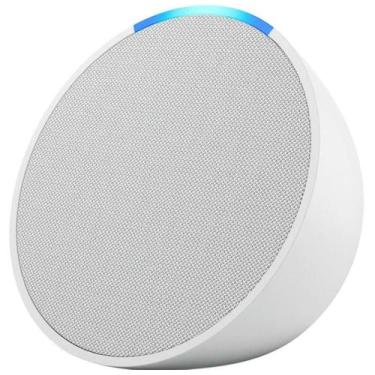 Imagem de Amazon Echo Pop com assistente virtual Alexa - Charcoal - white, Branc