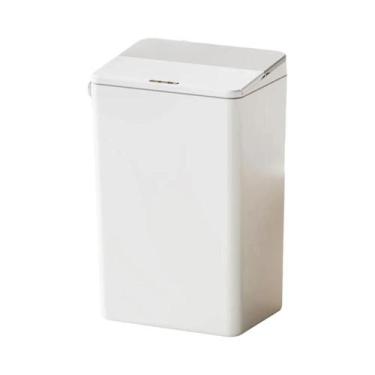 Imagem de Lixeira De Indução Grande De 17L Com Luz Noturna Tipo C Recarregável L