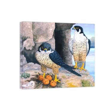 Imagem de Famosas Pinturas-Impressas em Tela-Pássaros-Moderno Pôster Decoração Sala de Estar e Quarto 20x25cm8x10in Tela Embrulhada