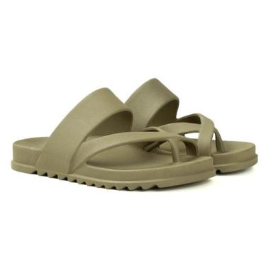 Imagem de Papete Slide Feminina  Confortável Segura Para Casa e Dia a Dia - Spos