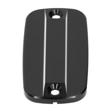 Imagem de Tampa do reservatório de fluido de freio dianteiro, protetor de reservatório de freio de liga de alumínio protetor de reservatório de fluido de freio dianteiro capa de liga de alumínio adequada para CRF1000L Rebel CMX 300/500 (preto)