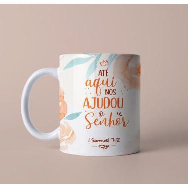 Imagem de Canecas Porcelana Versículos Gospel Cristã Pastora Pastor Aniversário 